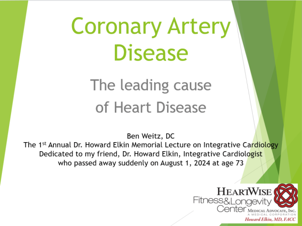 Coronary Artery Disease with Dr. Ben Weitz: Rational Wellness Podcast